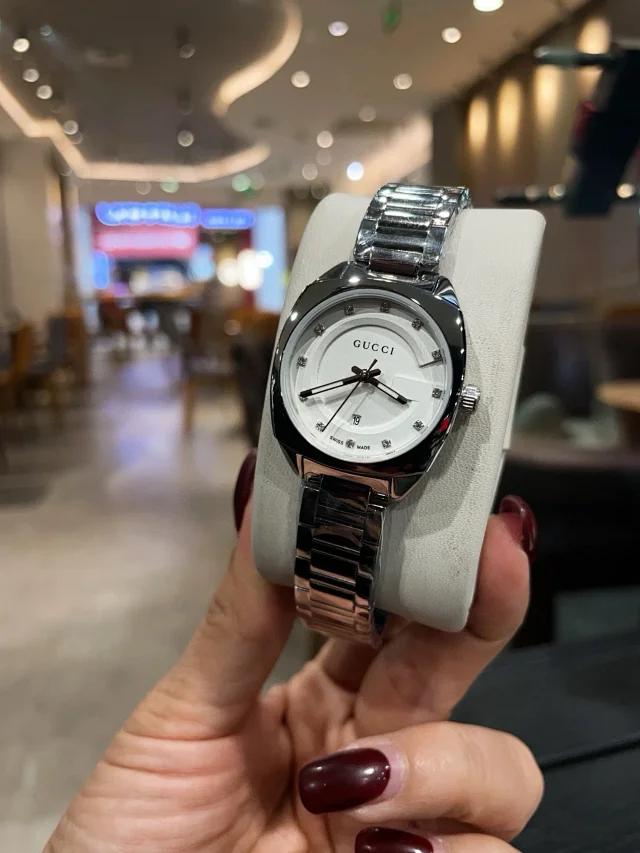 Gucci Watches G-logo dial stainless steel bracelet watch product detail image 23