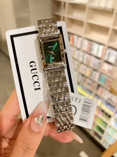 Gucci G-Timeless Mini Black Leather Strap Quartz Watch Watches - 29