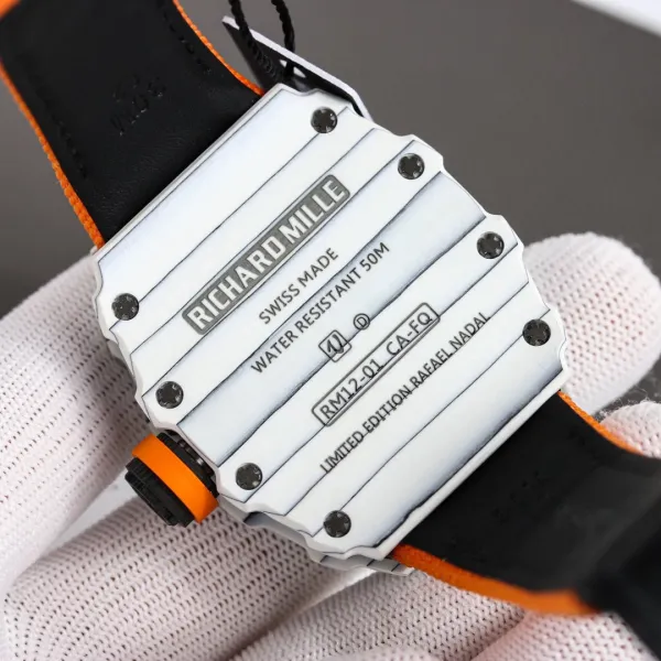 Richard Mille RM 12-01 White Ceramic Skeleton Watch Watches - 5