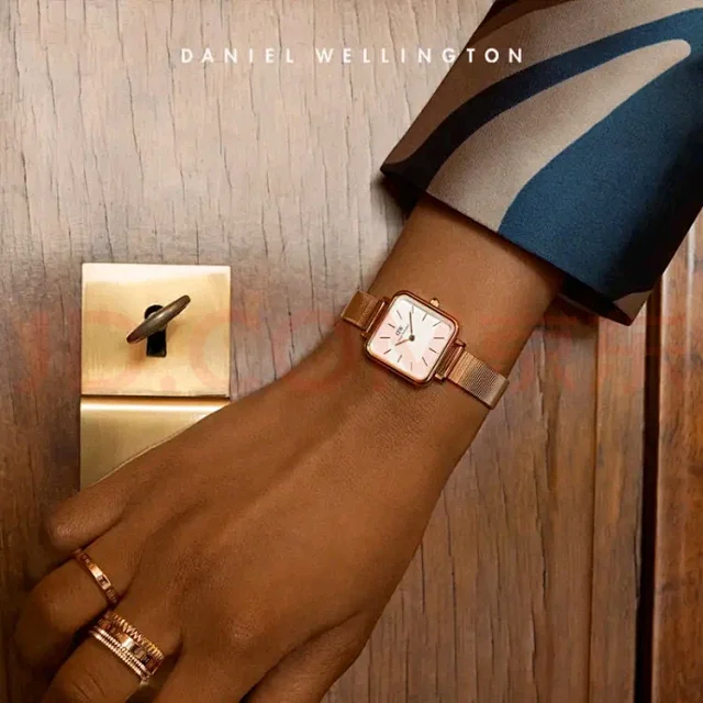 Daniel Wellington Watches Square-case mesh bracelet watch product detail image 2