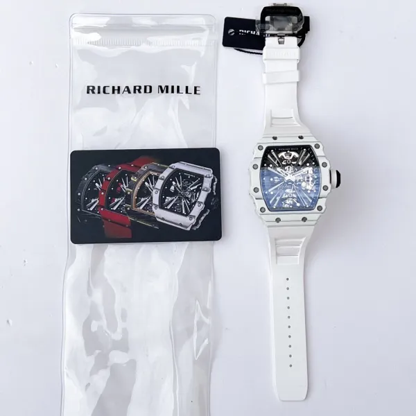 Richard Mille RM 12-01 White Ceramic Skeleton Watch Watches - 18