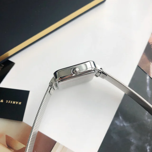 Daniel Wellington Watches Square-case mesh bracelet watch product detail image 42