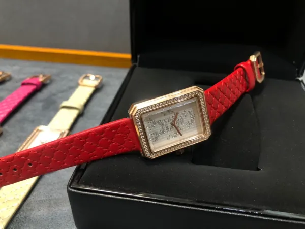 Chanel Boyfriend Watch Black Diamond-Paved Quartz Watch Watches - 24