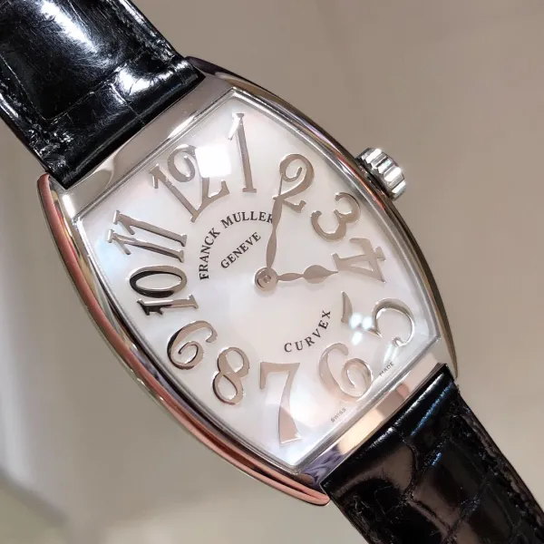 Franck Muller Curvex Blue Alligator Strap Mechanical Watch Watches - 21