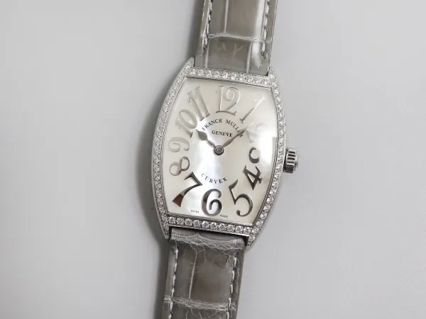 Franck Muller Curvex Blue Alligator Strap Mechanical Watch Watches - 25