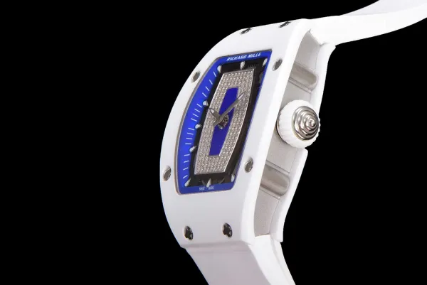 Richard Mille RM 07-01 White Ceramic Pink Diamond Dial Watch Watches - 23