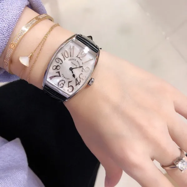 Franck Muller Curvex Blue Alligator Strap Mechanical Watch Watches - 18