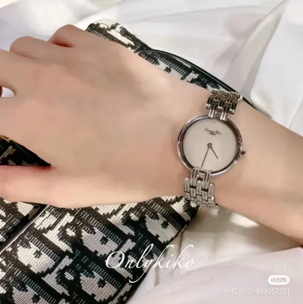 Dior La D de Dior Black Dial Gold-Tone Watch Watches - 2