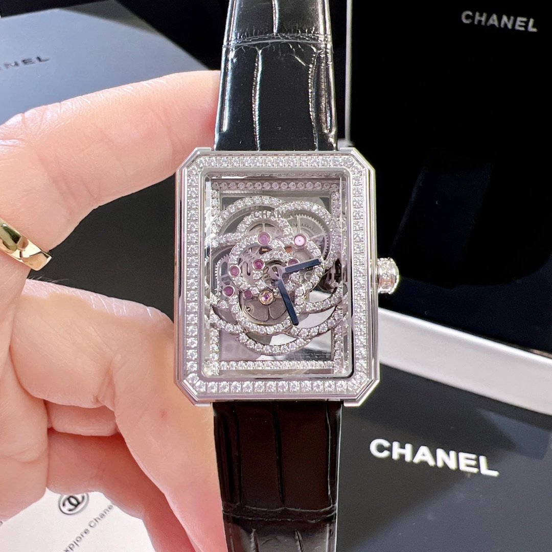 Chanel Premiere Black Diamond Watch