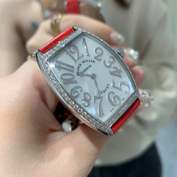 Franck Muller Curvex Blue Alligator Strap Mechanical Watch Watches - 76