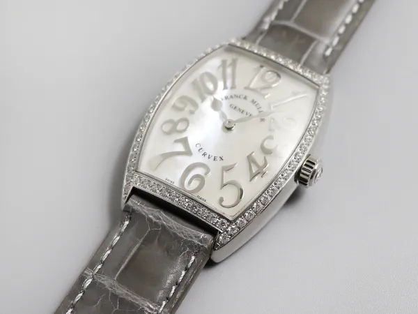 Franck Muller Curvex Blue Alligator Strap Mechanical Watch Watches - 26
