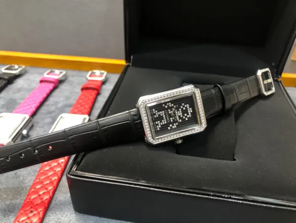Chanel Boyfriend Watch Black Diamond-Paved Quartz Watch Watches - 6