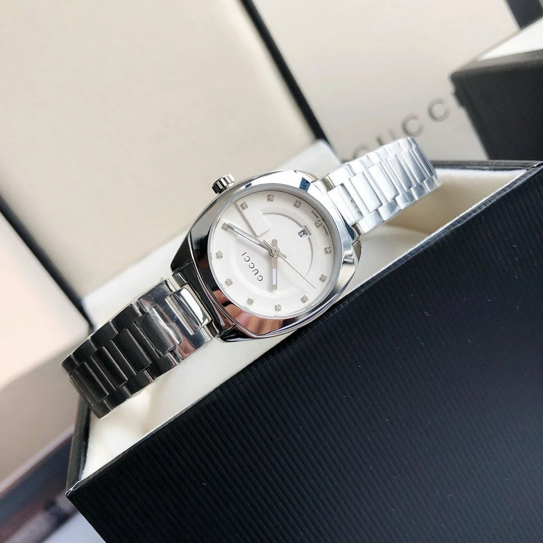 Gucci Watches G-logo dial stainless steel bracelet watch image 8