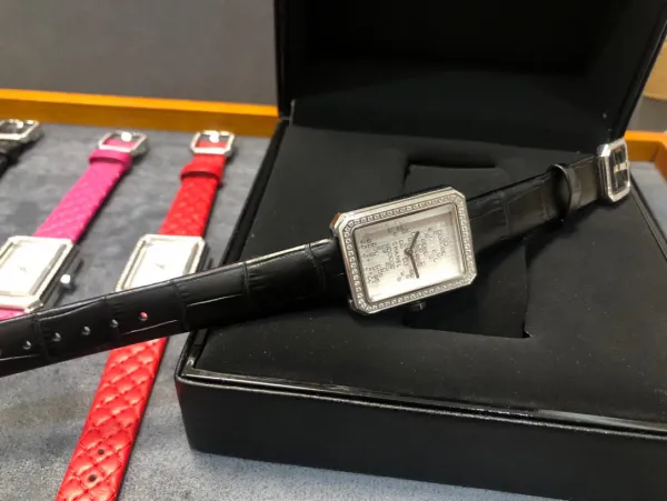 Chanel Boyfriend Watch Black Diamond-Paved Quartz Watch Watches - 18