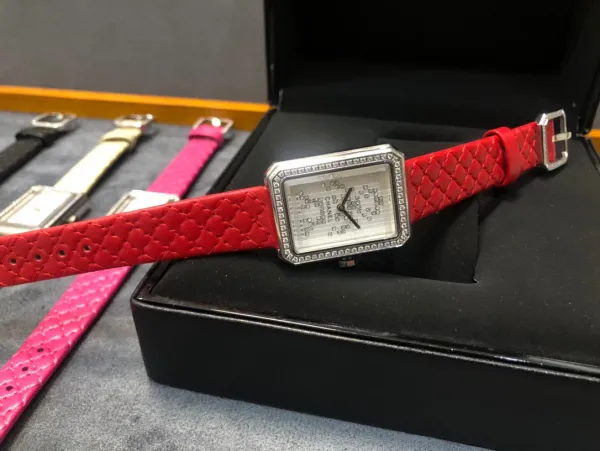 Chanel Boyfriend Watch Black Diamond-Paved Quartz Watch Watches - 30