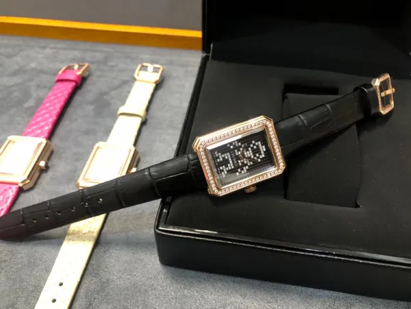 Chanel Boyfriend Watch Black Diamond-Paved Quartz Watch Watches - 10