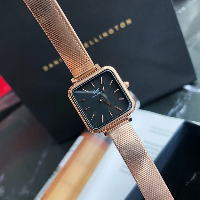 Daniel Wellington Watches Square-case mesh bracelet watch product detail image 19