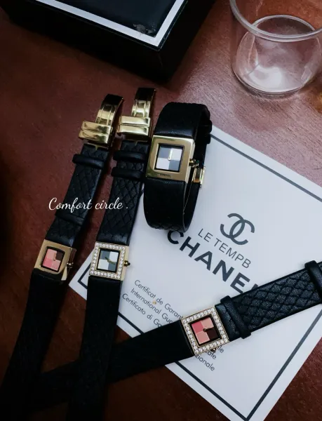 Chanel Premiere Watch Black Quilted Leather Diamond Bezel Quartz Watch Watches - 8