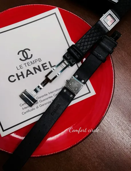Chanel Premiere Watch Black Quilted Leather Diamond Bezel Quartz Watch Watches - 28