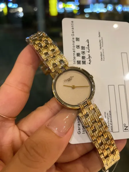 Dior La D de Dior Black Dial Gold-Tone Watch Watches - 51