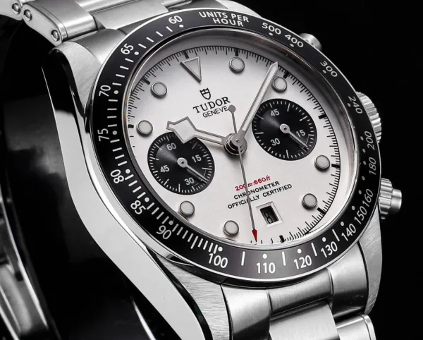 Design Tudor Black Bay Chrono S&G Gold Beige Dial Mechanical Watch Watches - 50