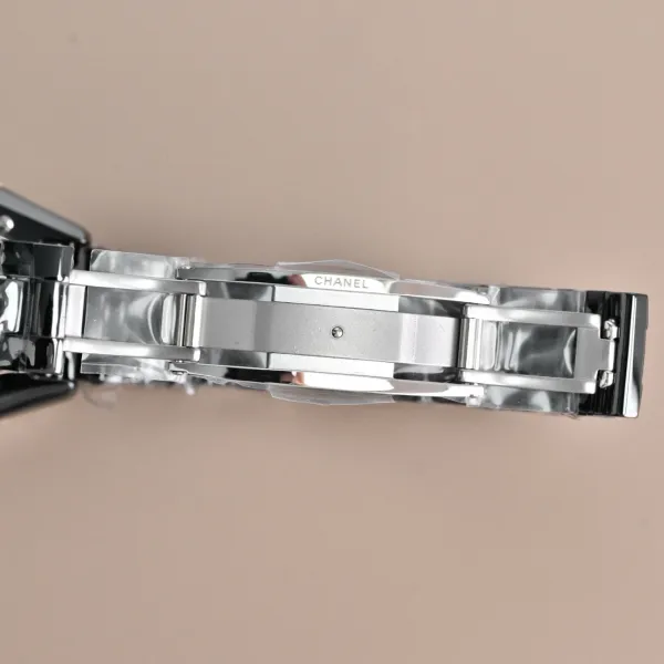 Chanel J12 Automatic White Ceramic Diamond Bezel Watch Watches - 38