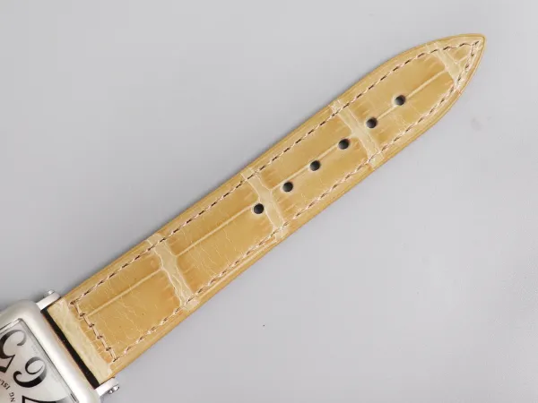 Franck Muller Long Island Mother-of-Pearl Dial Diamond Bezel White Gold Watch Watches - 34