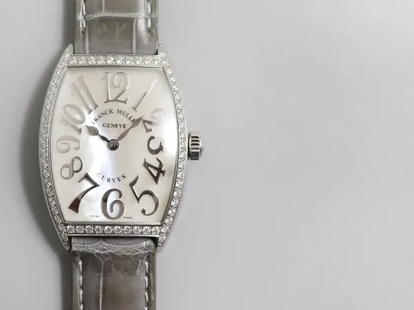 Franck Muller Curvex Blue Alligator Strap Mechanical Watch Watches - 28