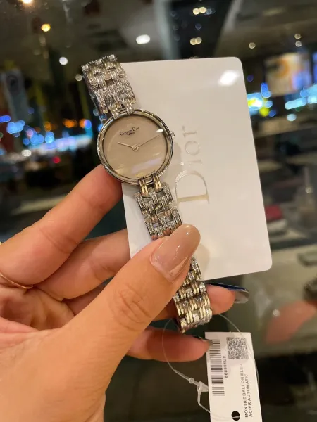 Dior La D de Dior Black Dial Gold-Tone Watch Watches - 5