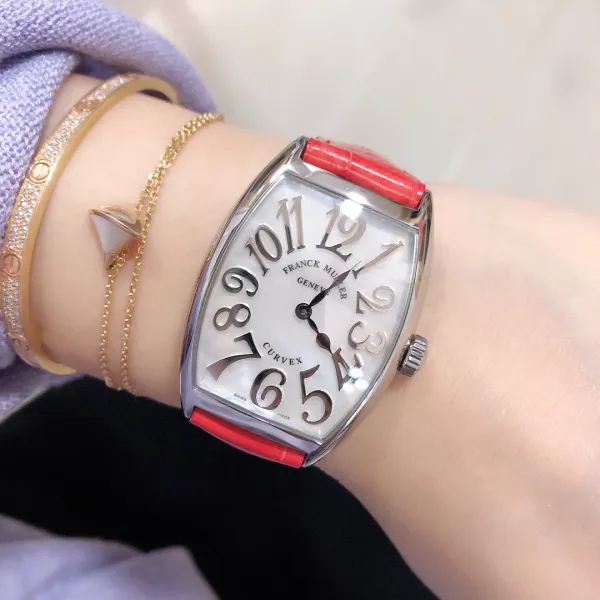 Franck Muller Curvex Blue Alligator Strap Mechanical Watch Watches - 81