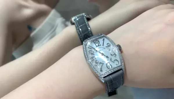 Franck Muller Curvex Blue Alligator Strap Mechanical Watch Watches - 30