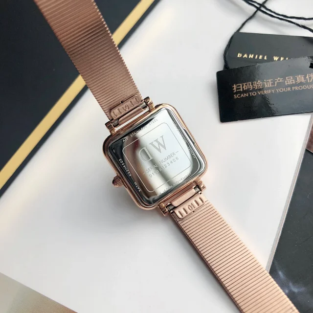 Daniel Wellington Watches Square-case mesh bracelet watch product detail image 21