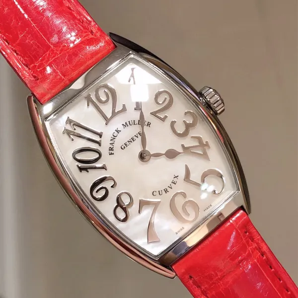 Franck Muller Curvex Blue Alligator Strap Mechanical Watch Watches - 83