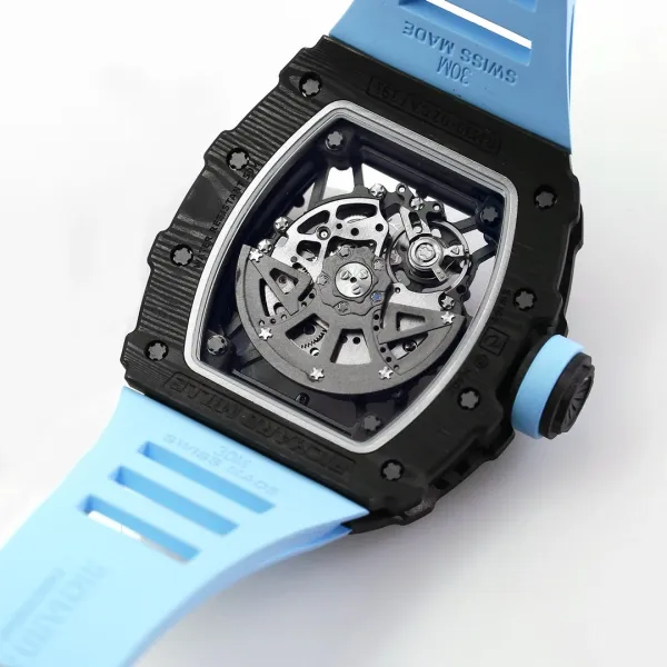 Richard Mille RM 35-02 Rafa Carbon Fiber White Rubber Mechanical Watch Watches - 48
