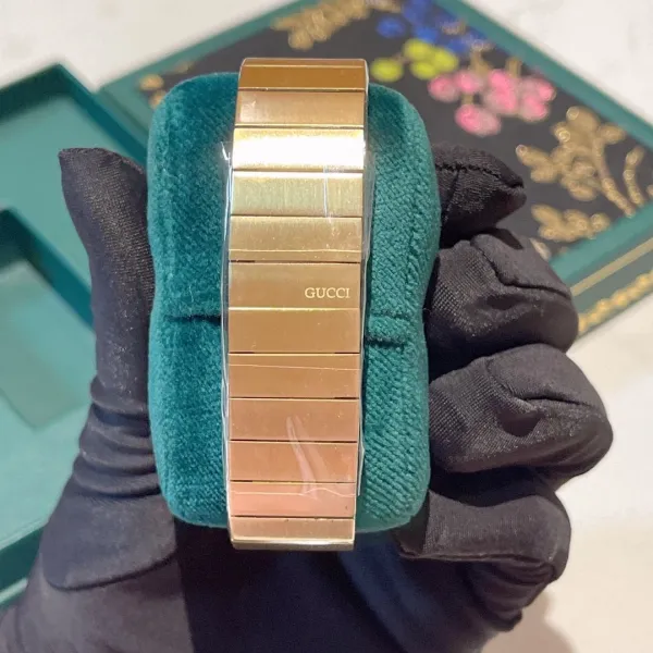 Design Malachite Dial Gold-Tone Watch with Diamond Bezel Watches - 24