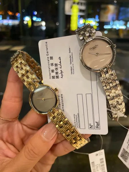 Dior La D de Dior Black Dial Gold-Tone Watch Watches - 50