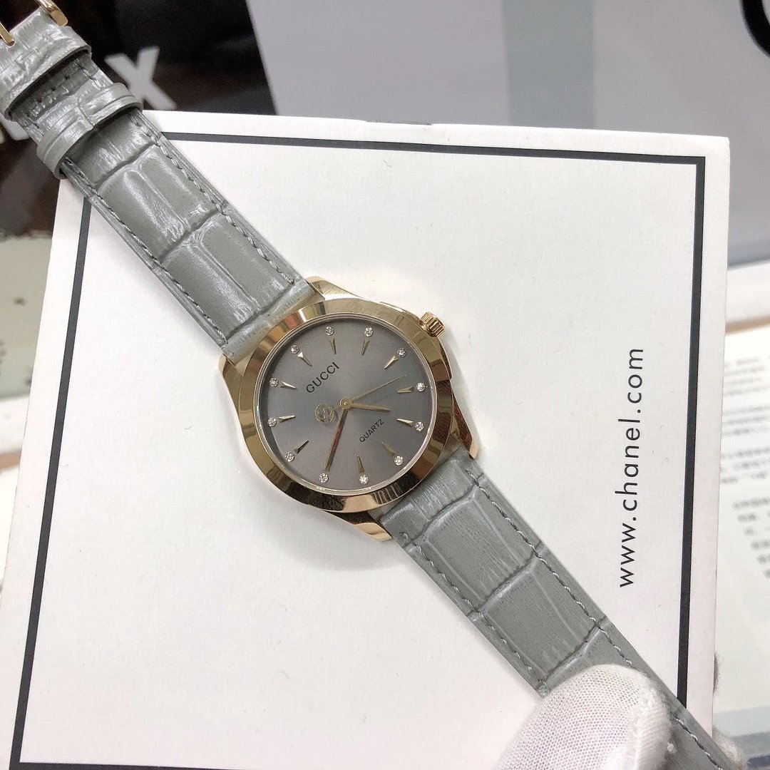 Gucci G-Timeless Mini Green Leather Quartz Watch - 73