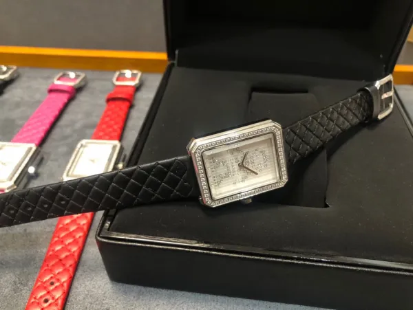 Chanel Boyfriend Watch Black Diamond-Paved Quartz Watch Watches - 19