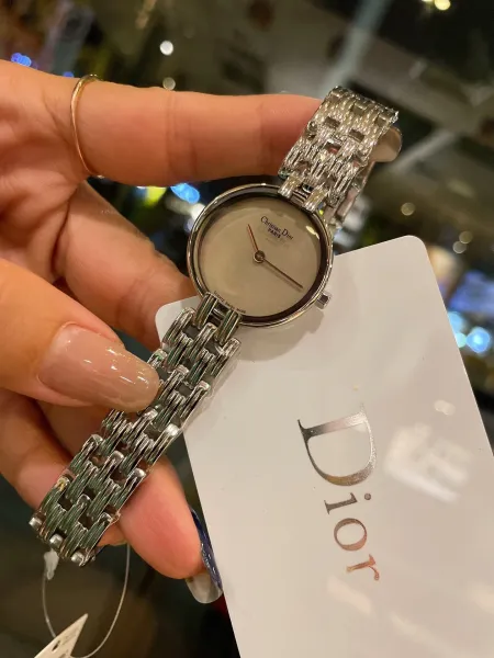 Dior La D de Dior Black Dial Gold-Tone Watch Watches - 10