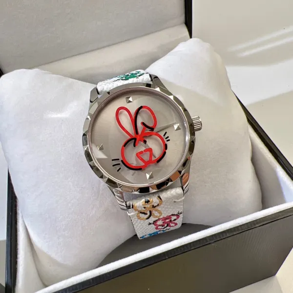 Gucci GG Marmont Rabbit Print Watch Multicolor Quartz Watch Watches - 2