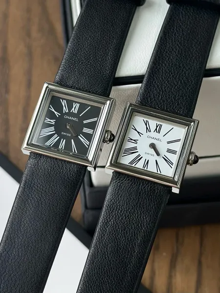 Chanel Premiere Black Dial Silver-Tone Watch Watches - 50