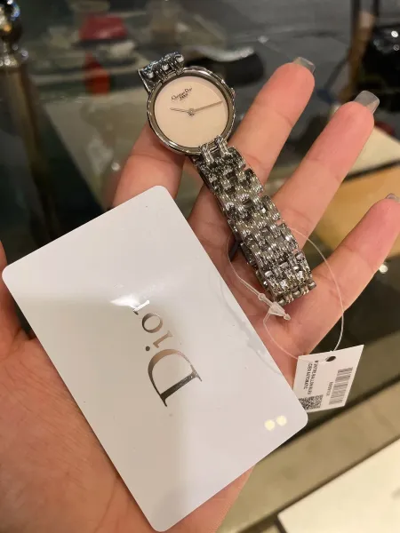 Dior La D de Dior Black Dial Gold-Tone Watch Watches - 13