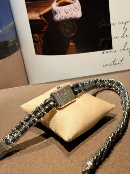 Chanel Première Re-Edition Black and Silver Chain Watch Watches - 17