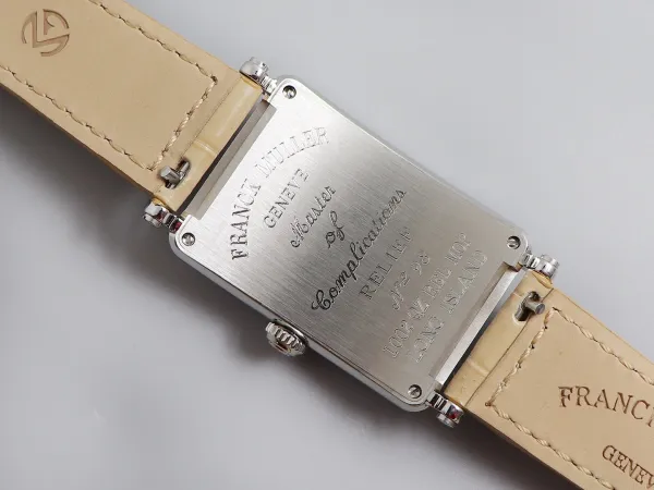 Franck Muller Long Island Mother-of-Pearl Dial Diamond Bezel White Gold Watch Watches - 36