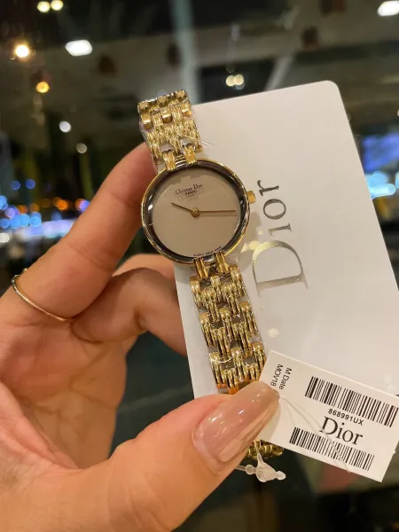 Dior La D de Dior Black Dial Gold-Tone Watch Watches - 44