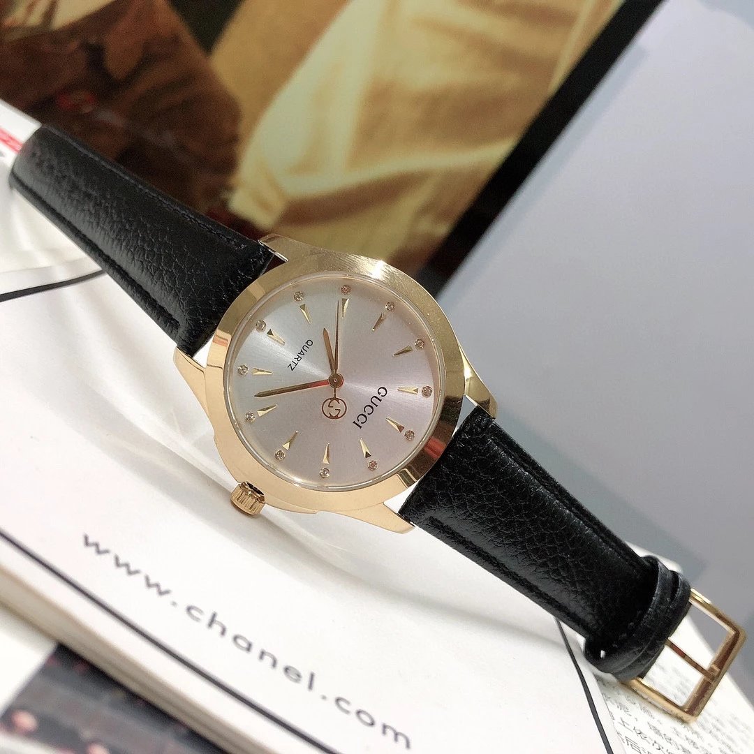Gucci G-Timeless Mini Green Leather Quartz Watch - 51