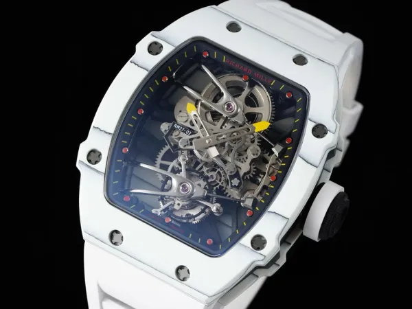 Richard Mille RM 27-02 Orange Strap Mechanical Watch Watches - 6