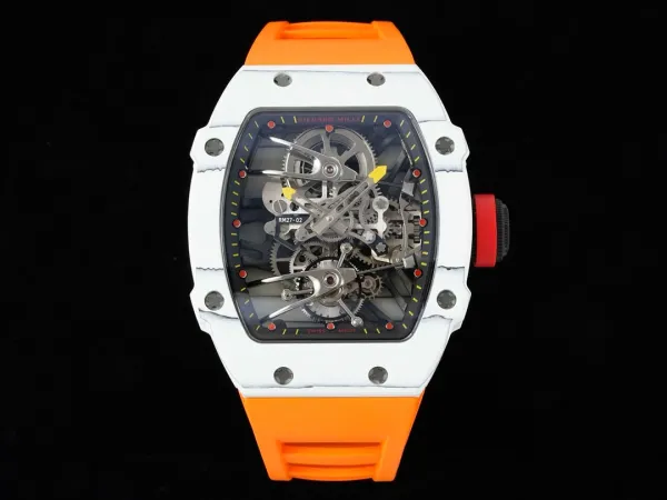 Richard Mille RM 27-02 Orange Strap Mechanical Watch Watches - 13