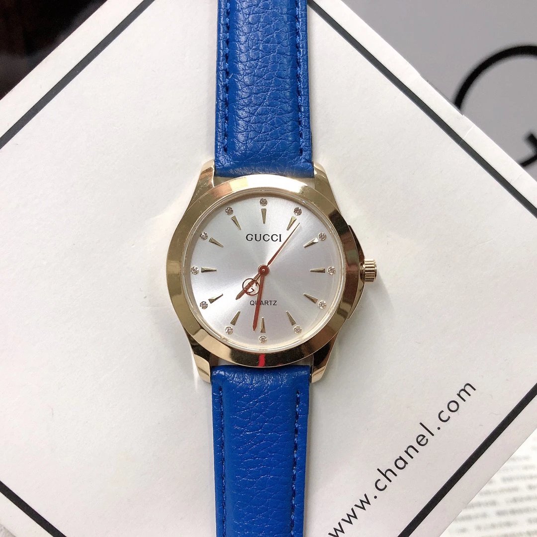 Gucci G-Timeless Mini Green Leather Quartz Watch - 57