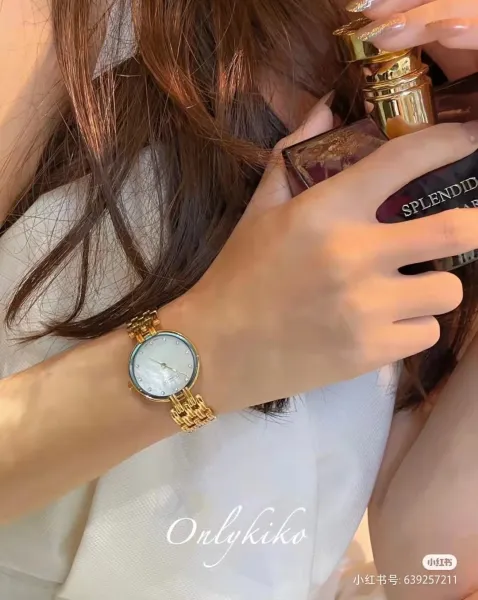Dior La D de Dior Black Dial Gold-Tone Watch Watches - 43